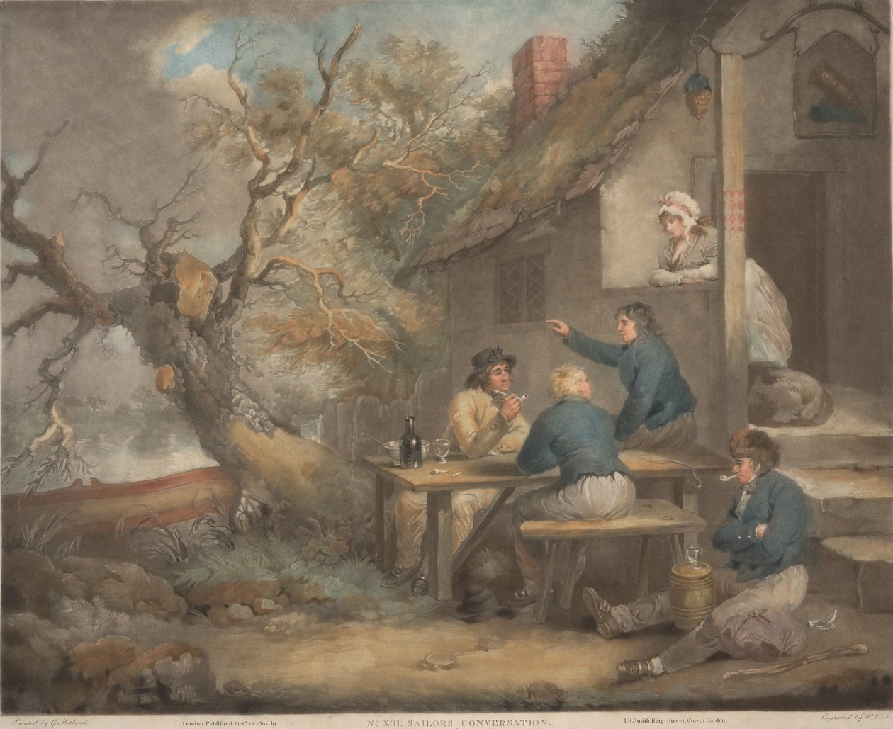 Rozmowa marynarzy autorstwa William Ward