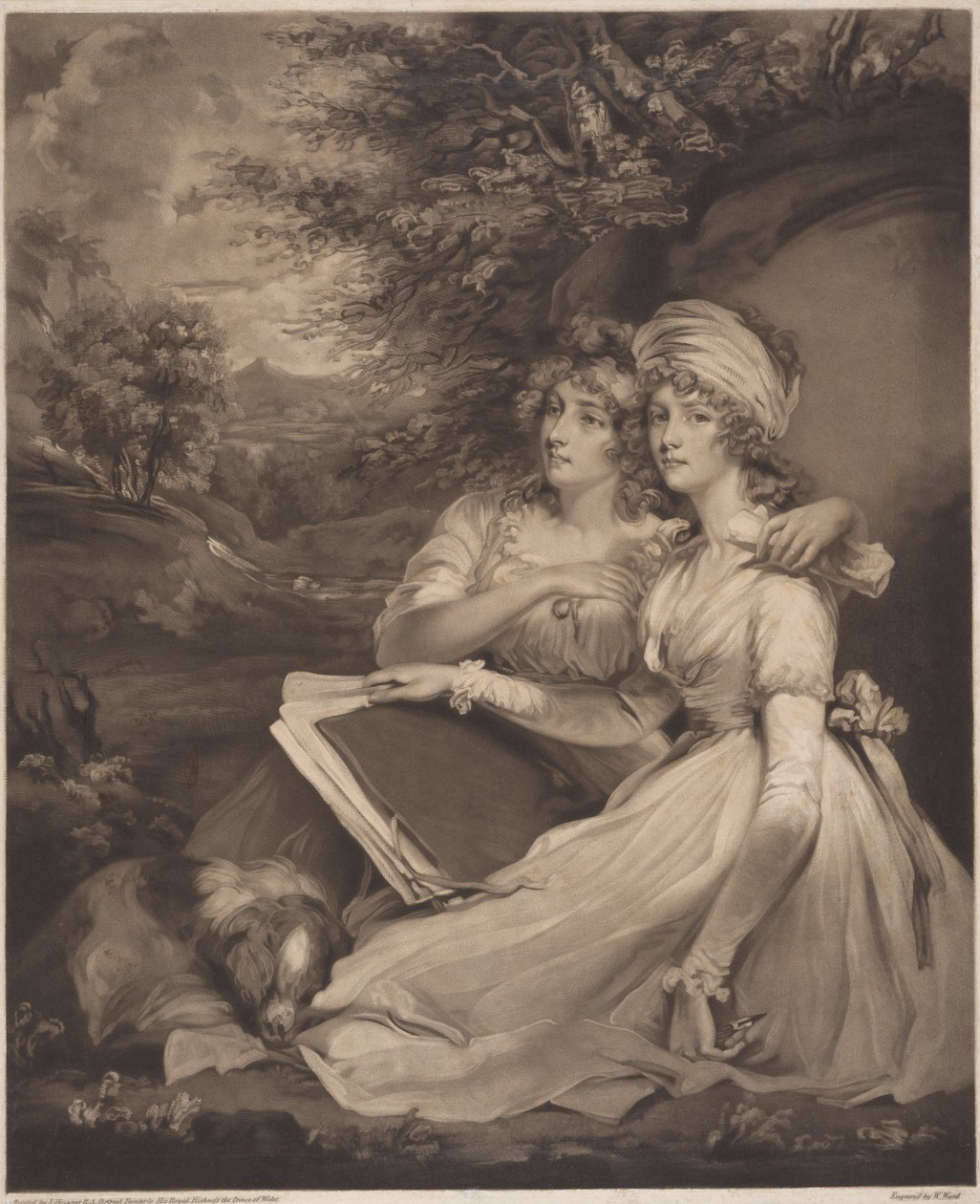 Córki Sir Thomasa Franklanda Barta. autorstwa William Ward