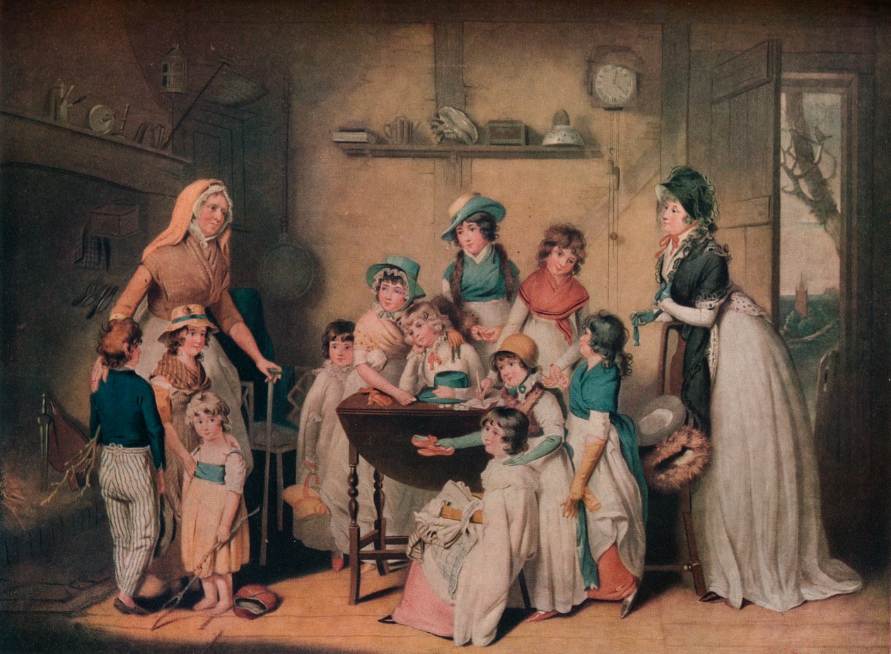 The Sailors Orphans: or The Young Ladies Subscription, 1800, 1919 autorstwa William Ward