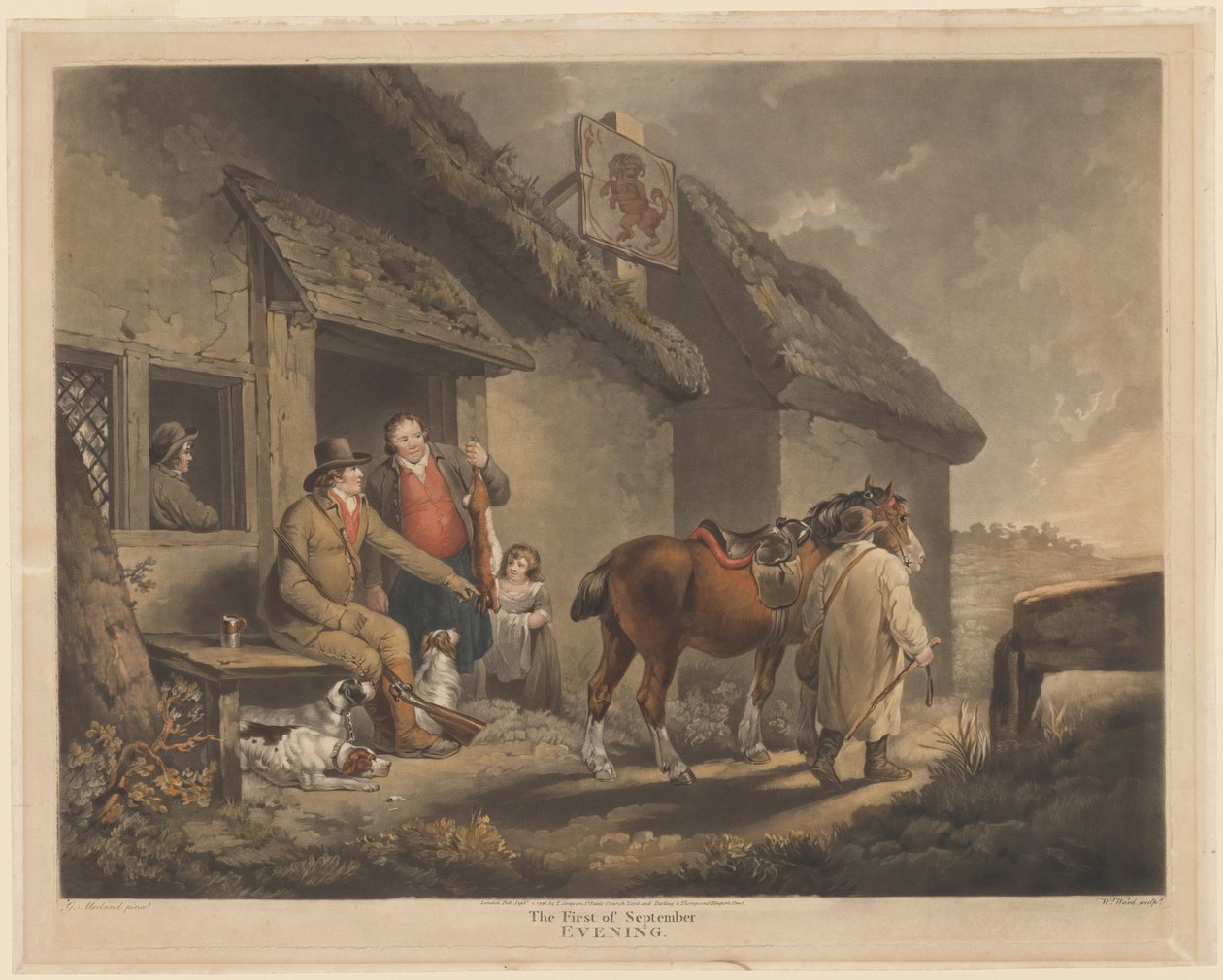 1 września wieczorem autorstwa William Ward after George Morland