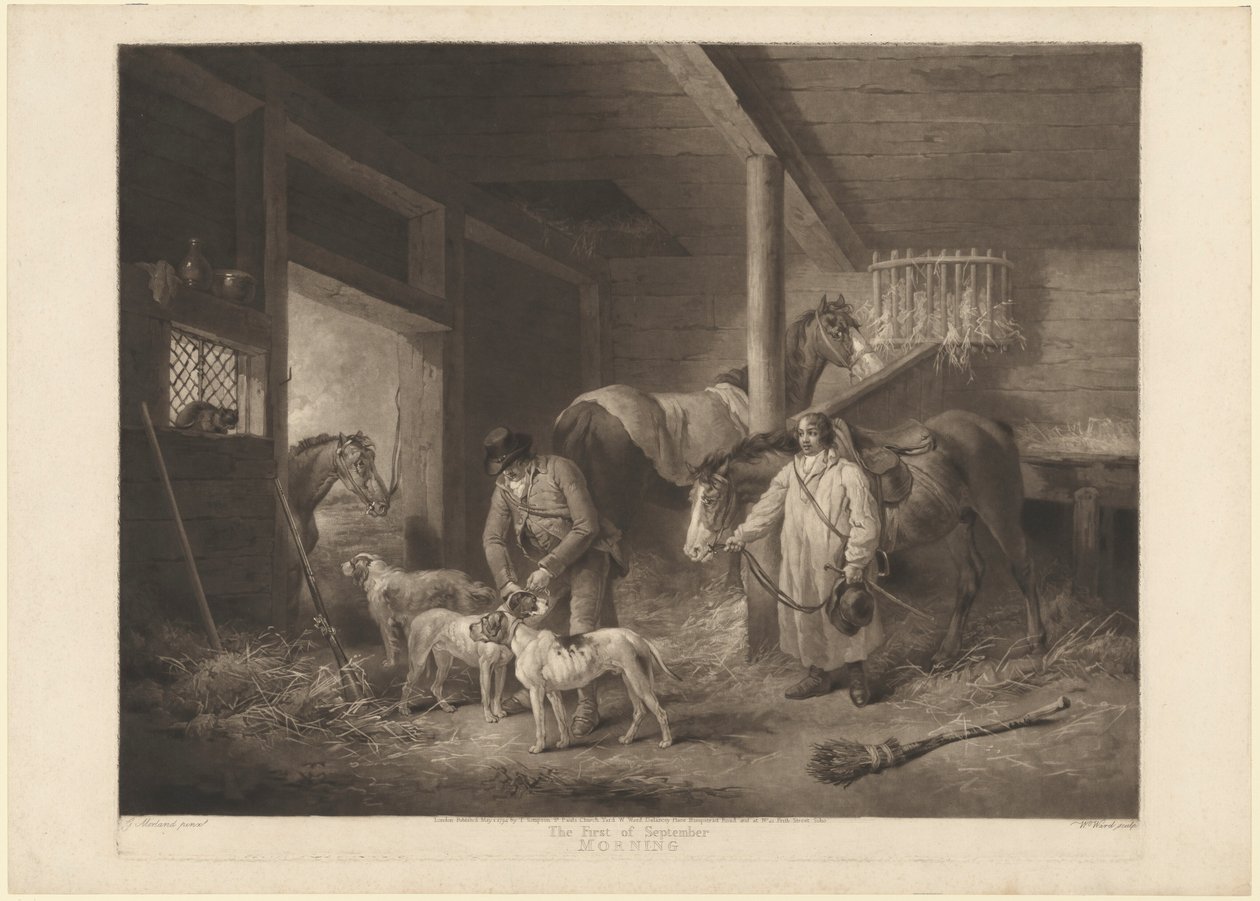 1 września rano autorstwa William Ward after George Morland