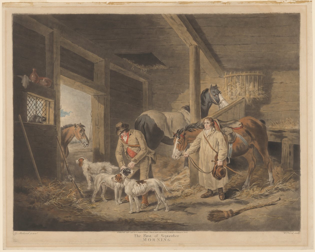 1 września rano autorstwa William Ward after George Morland
