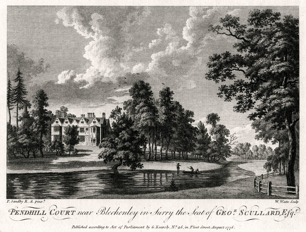 Pendhill Court w pobliżu Bletchenley w Surry, siedziba George
