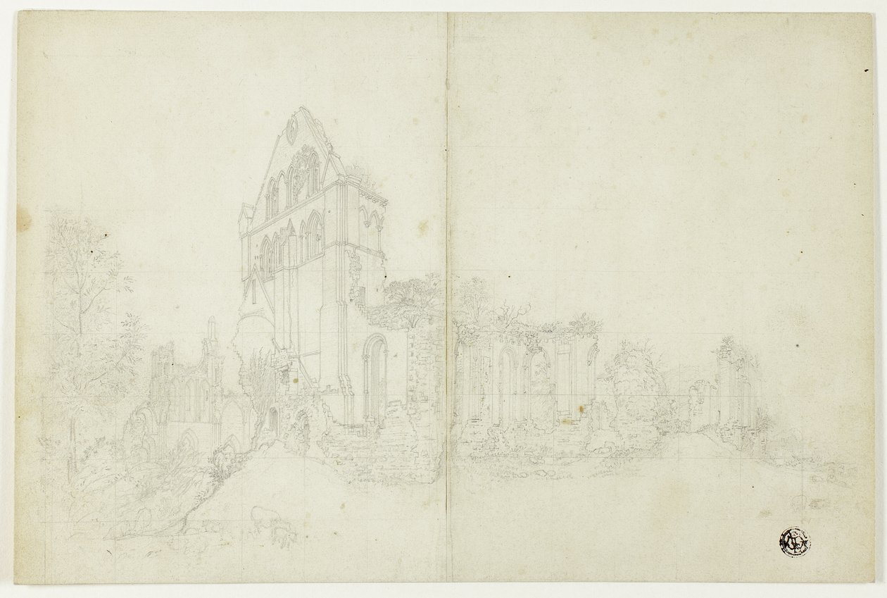 Opactwo Byland, Yorkshire autorstwa William Westall