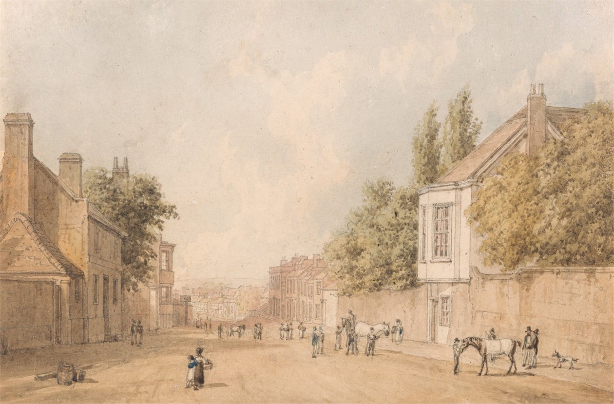 Wjazd do Newmarket autorstwa William Westall