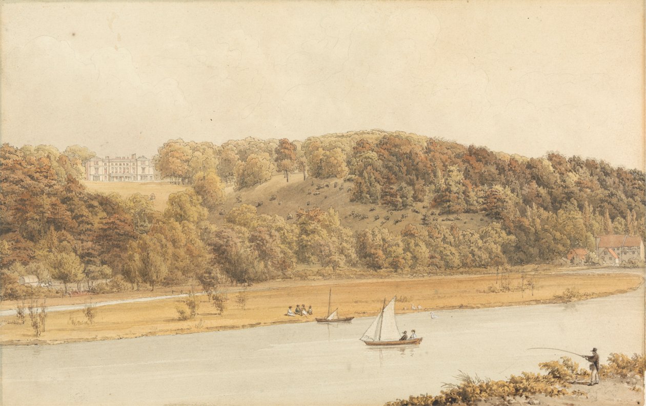 Park Place, Henley nad Tamizą autorstwa William Westall