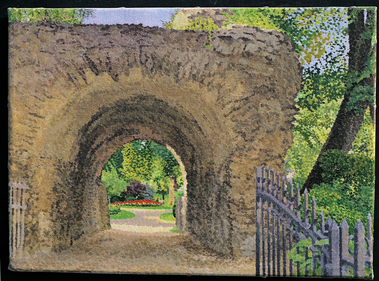 Ogród Arènes, Périgueux autorstwa William Wilkins