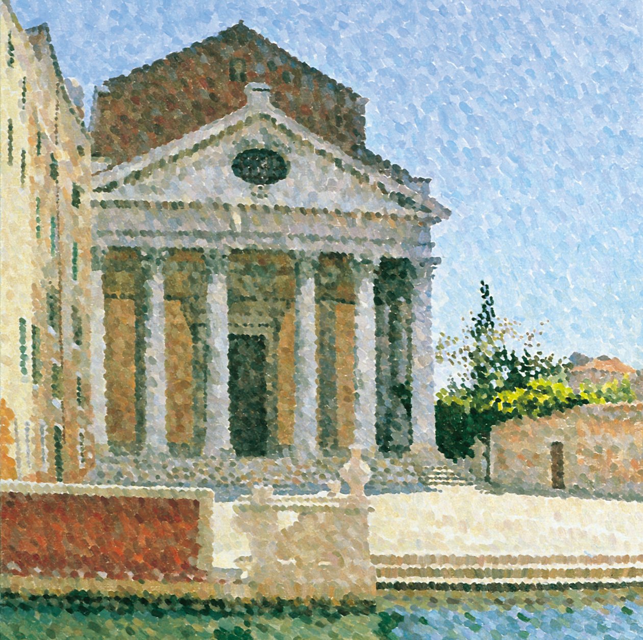 San Nicola dei Tolentini, Wenecja, 2001 (olej na płótnie) autorstwa William Wilkins