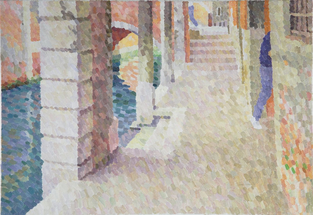 Sotoportego Panada, Wenecja, 2011 (olej na płótnie) autorstwa William Wilkins