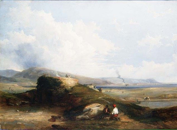 Zamek Mount Batten, Plymouth autorstwa William Williams