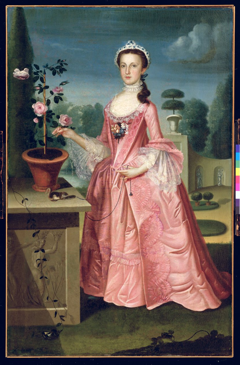 Portret Deborah Hall autorstwa William Williams