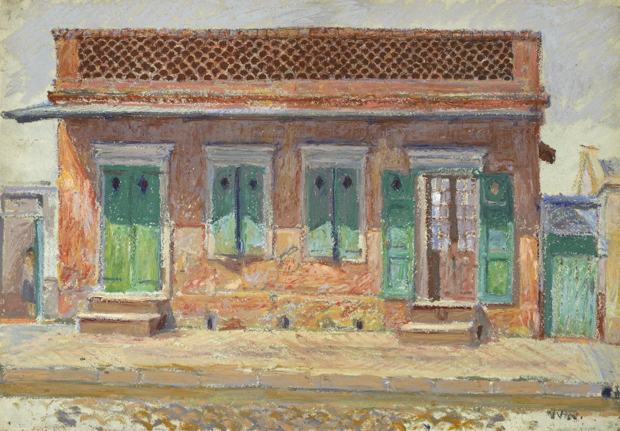 Dom przy Dumaine Street, Nowy Orlean, ok. 1904 r. autorstwa William Woodward