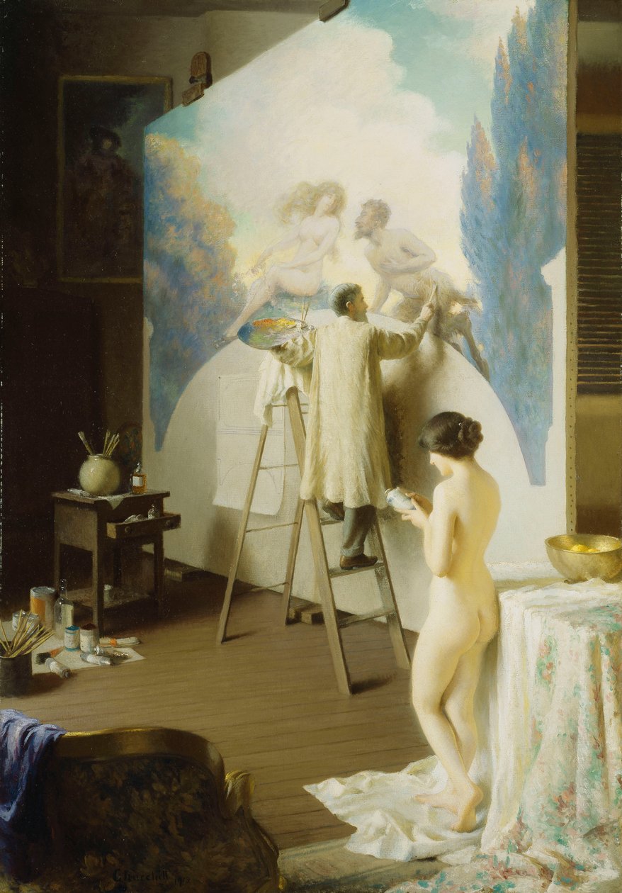 Malarz, 1913 autorstwa William Worcester Churchill
