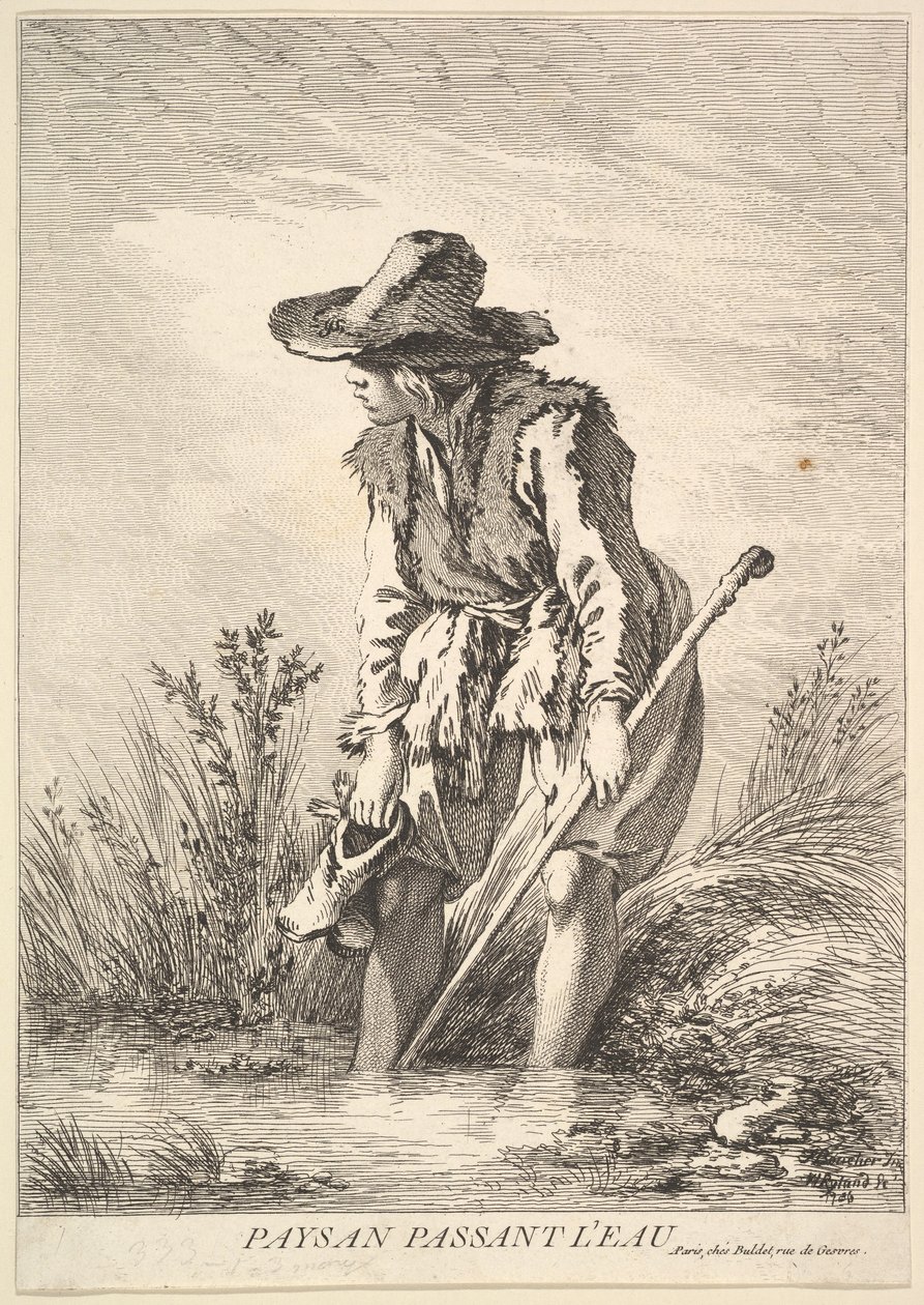 Przeprawa Chłopska, 1786. autorstwa William Wynne Ryland