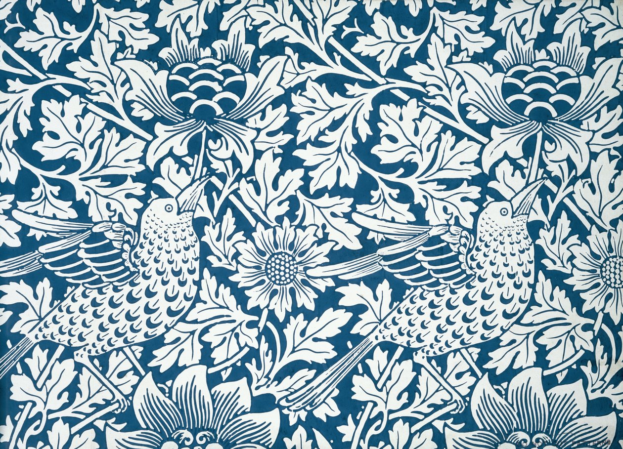 Wzornik tapet, przed 1917 (druk) autorstwa William and Company Morris