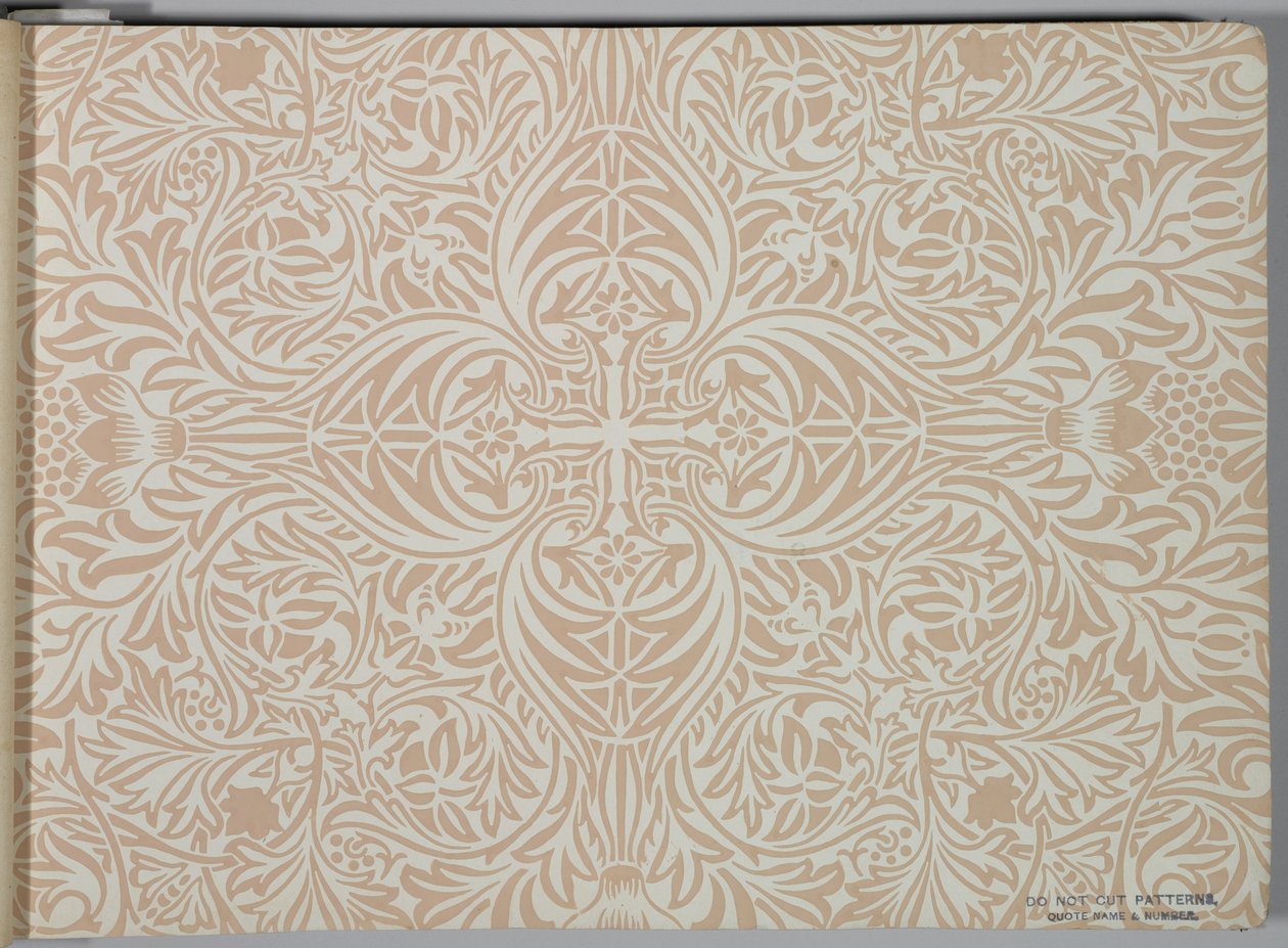 Wzornik tapet, przed 1917 (druk) autorstwa William and Company Morris