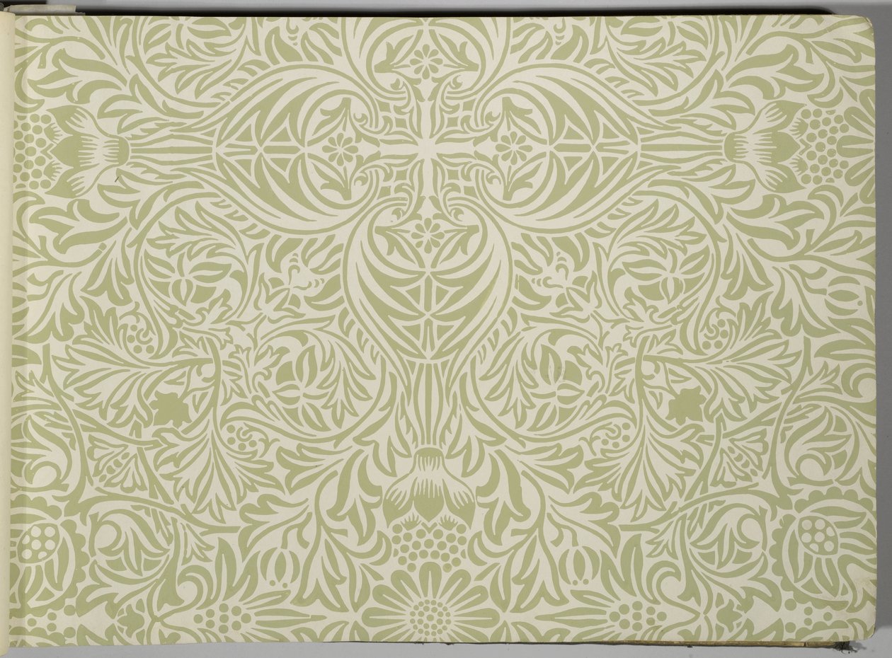Wzornik tapet, przed 1917 (druk) autorstwa William and Company Morris