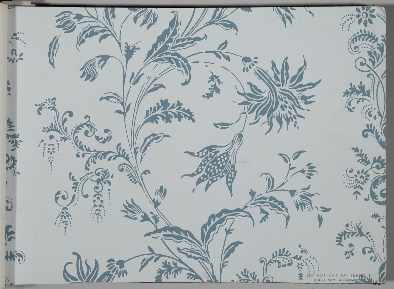 Wzornik tapet, przed 1917 (druk) autorstwa William and Company Morris