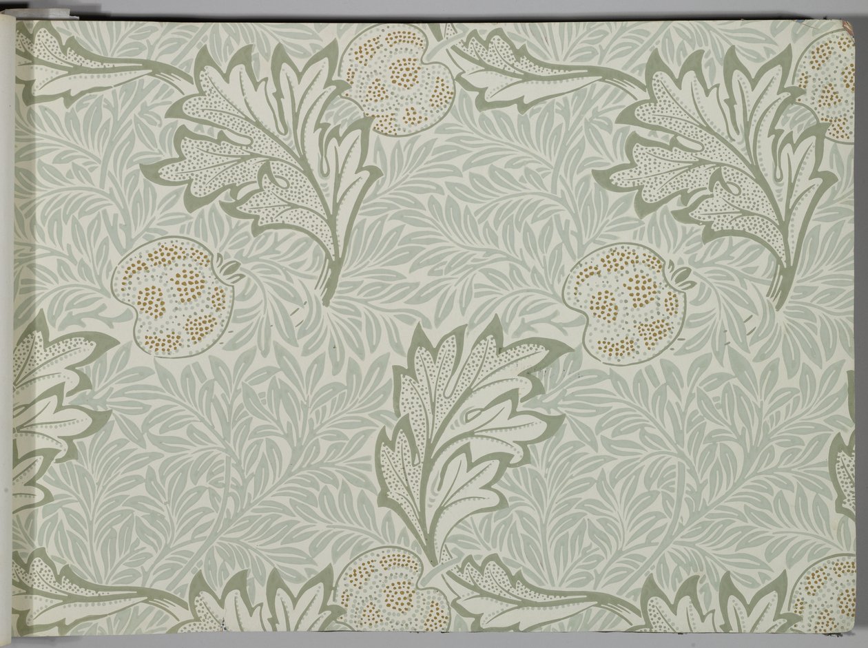 Wzornik tapet, przed 1917 (druk) autorstwa William and Company Morris