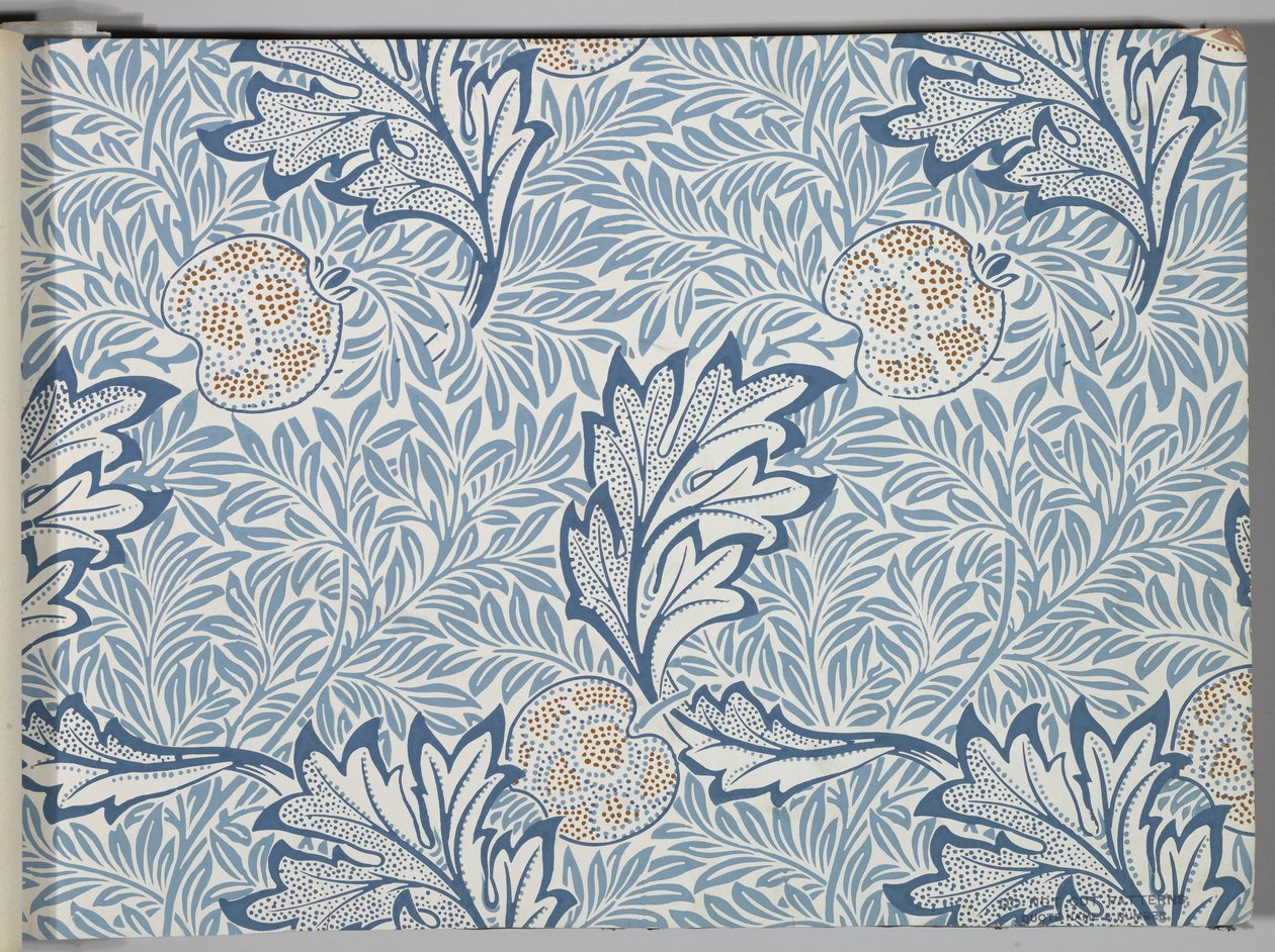 Księga wzorów tapet, przed 1917 r. (druk) autorstwa William and Company Morris