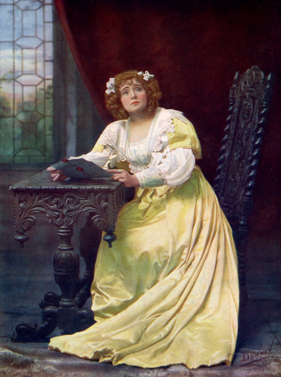 Eva Moore 1870-1955, angielska aktorka, 1899-1900. autorstwa William and Daniel Downey