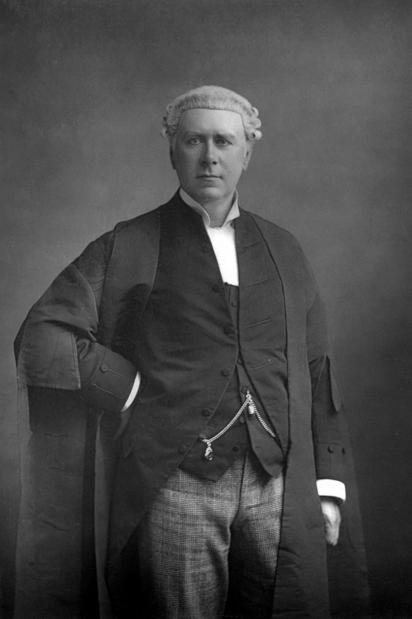 Frank Lockwood 1846-1897, angielski prawnik i polityk, 1890. autorstwa William and Daniel Downey