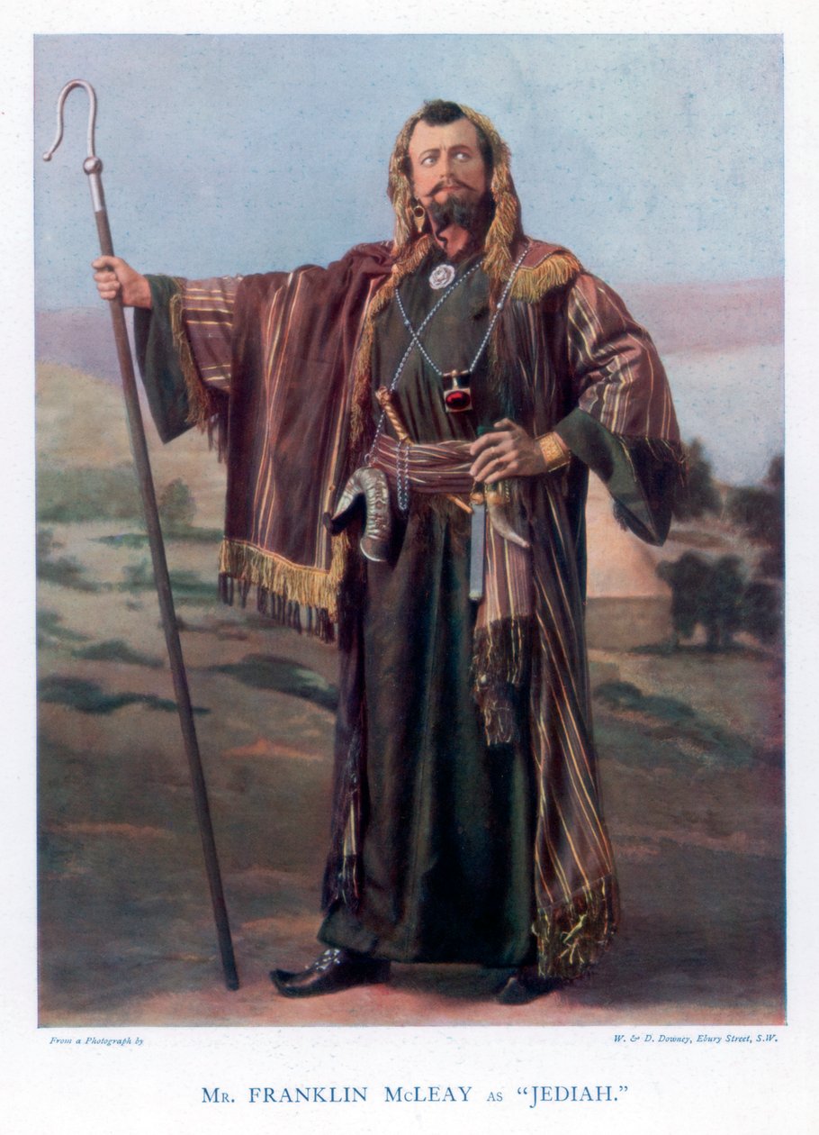 Franklin McLeay, kanadyjski aktor, 1901. autorstwa William and Daniel Downey