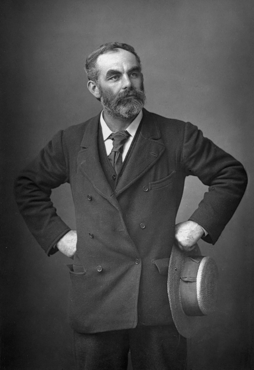 John Burns 1858-1943, angielski związkowiec, antyrasista, socjalista i polityk, 1893. autorstwa William and Daniel Downey