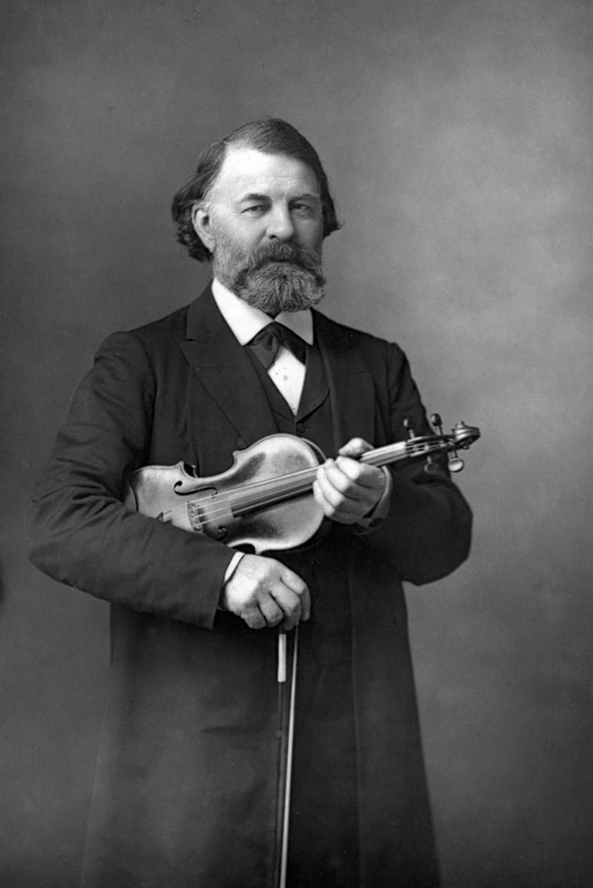 Joseph Joachim 1831-1907, węgierski skrzypek, dyrygent i kompozytor, 1890. autorstwa William and Daniel Downey