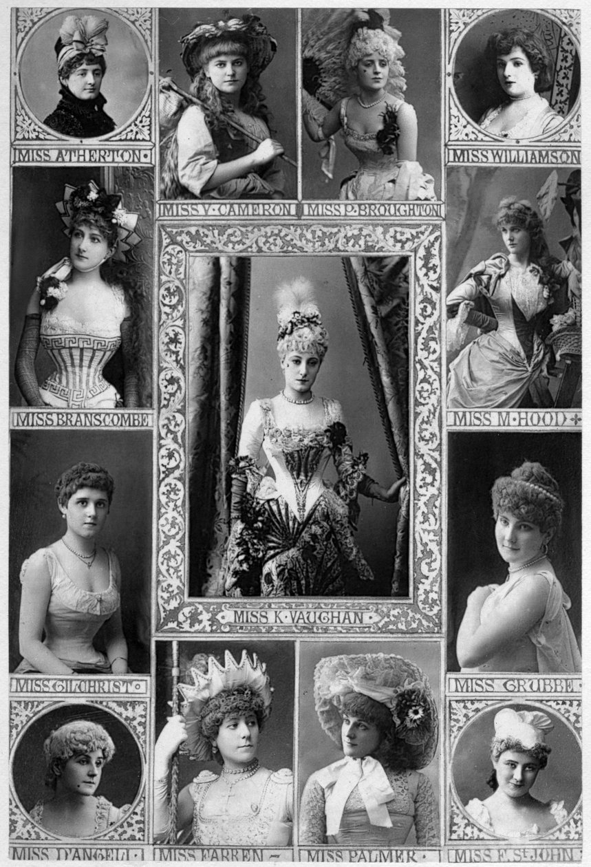 Czołowe aktorki XIX wieku, 1890. autorstwa William and Daniel Downey