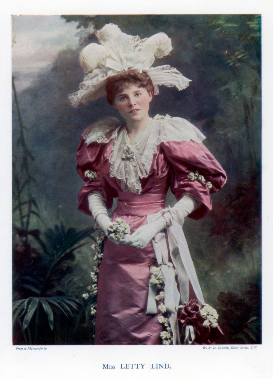Letty Lind, aktorka i tancerka, 1901. autorstwa William and Daniel Downey