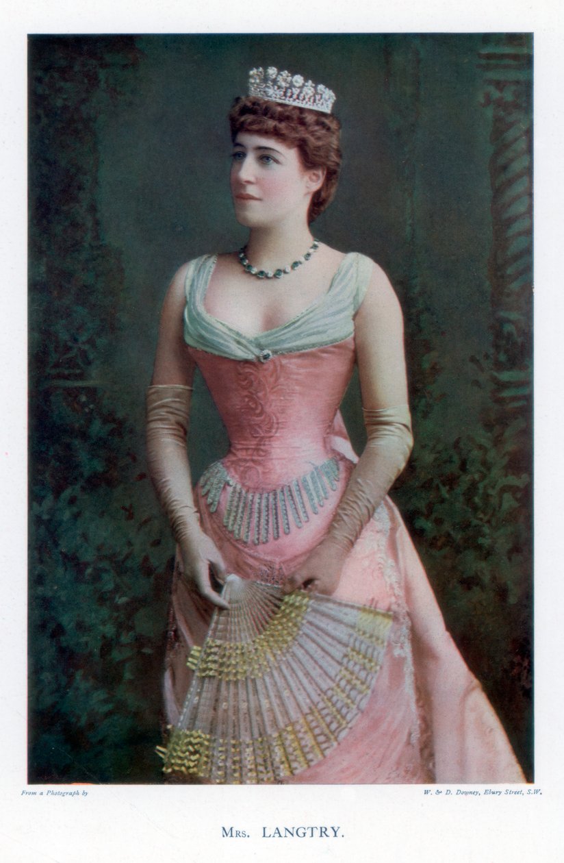 Lillie Langtry, brytyjska aktorka, 1901. autorstwa William and Daniel Downey
