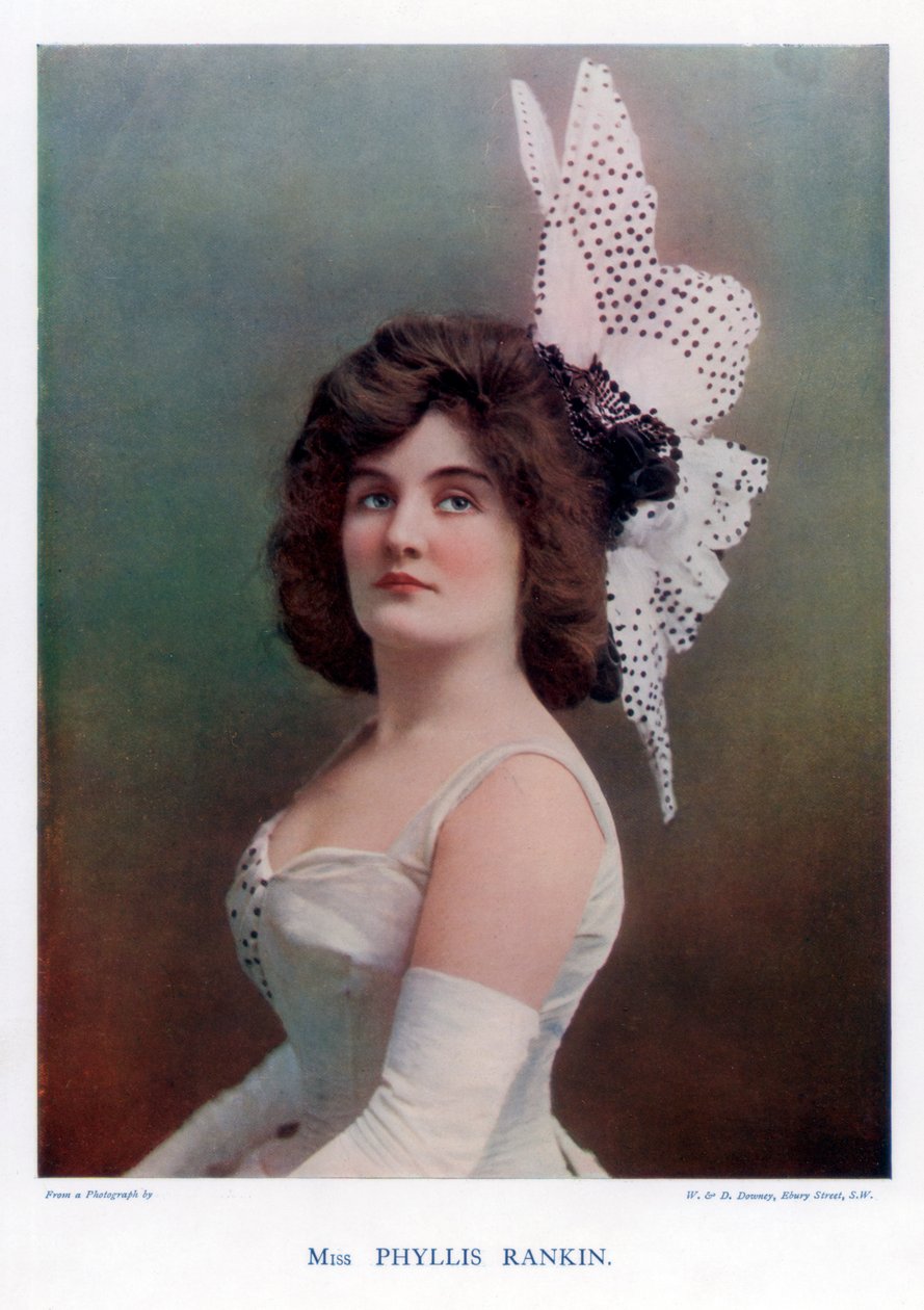 Phyllis Rankin, amerykańska aktorka, 1901. autorstwa William and Daniel Downey