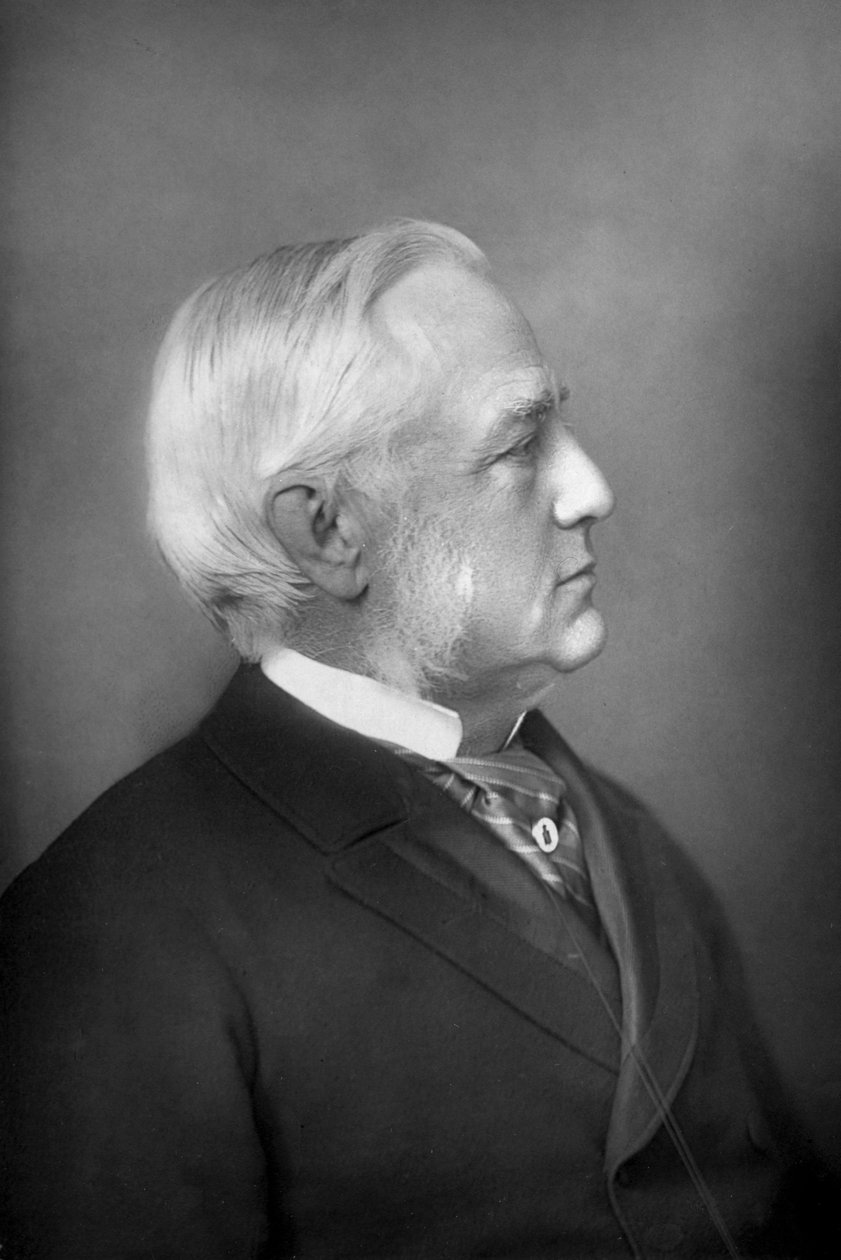 Profesor Max Müller 1823-1900, filolog niemiecki i orientalista, 1893. autorstwa William and Daniel Downey