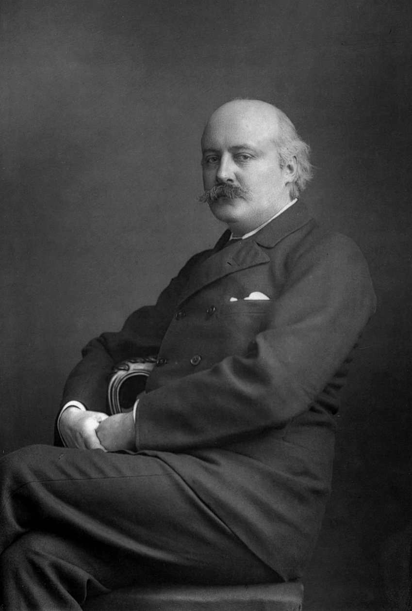 Sir Charles Hubert Hastings Parry 1848-1918, angielski kompozytor, 1893. autorstwa William and Daniel Downey