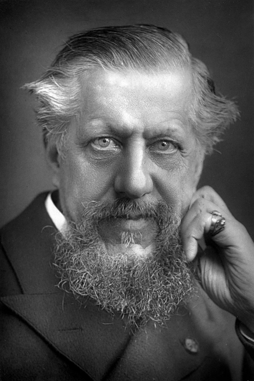 Sir Edwin Arnold 1832-1904, angielski poeta i dziennikarz, 1893. autorstwa William and Daniel Downey