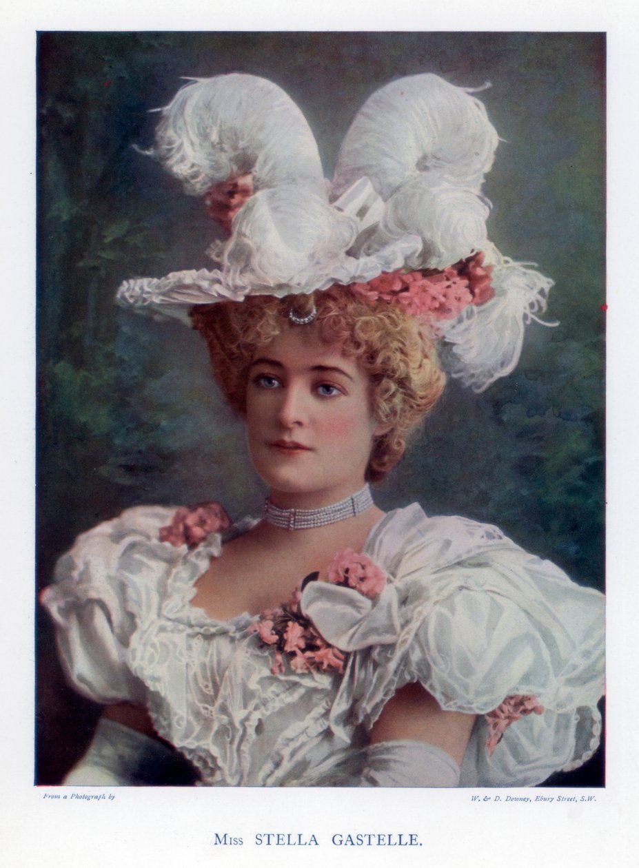 Stella Gastelle, aktorka, 1901. autorstwa William and Daniel Downey