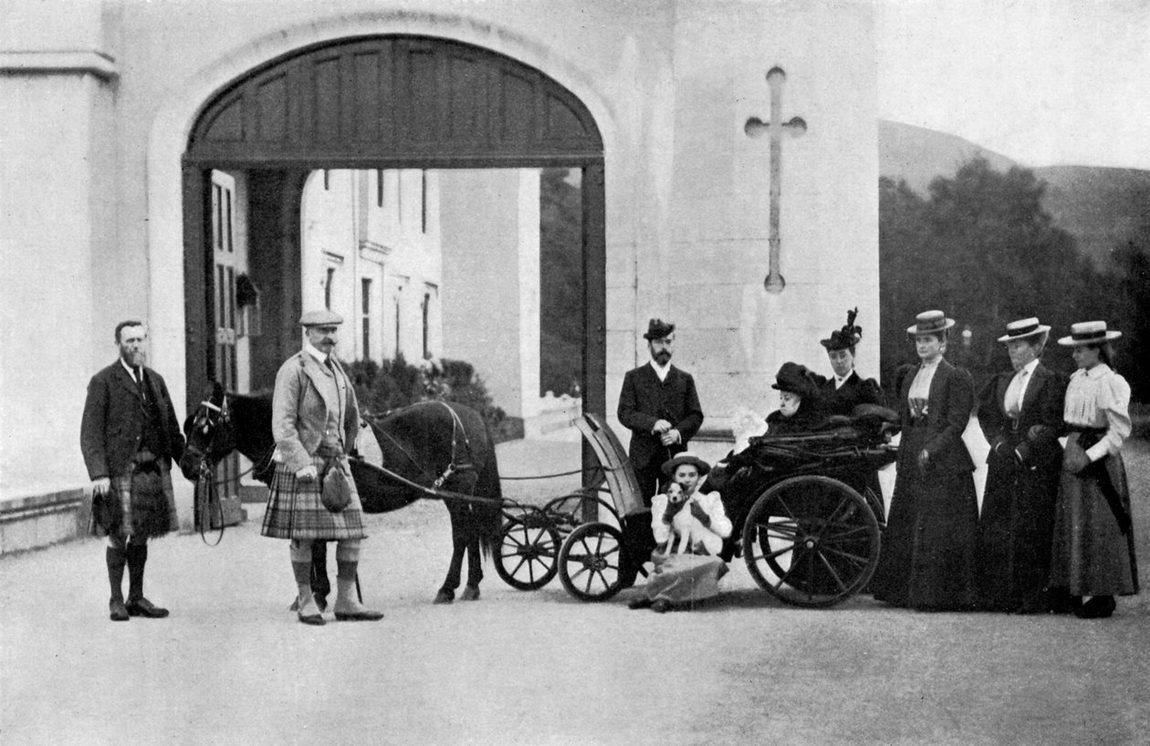 Wizyta carów w Balmoral, 1896. autorstwa William and Daniel Downey
