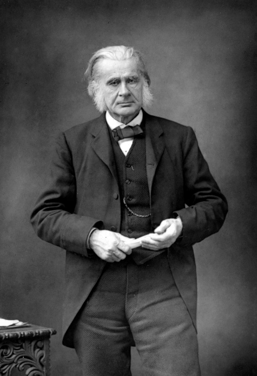 Thomas Henry Huxley, brytyjski biolog, ok. 1890 r. autorstwa William and Daniel Downey