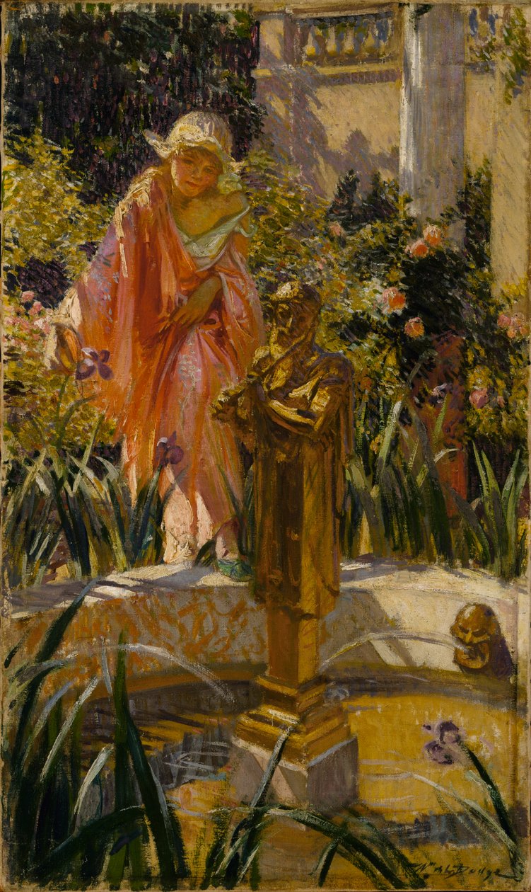 Wejście do fontanny, ok. godz. 1916. autorstwa William de Leftwich Dodge