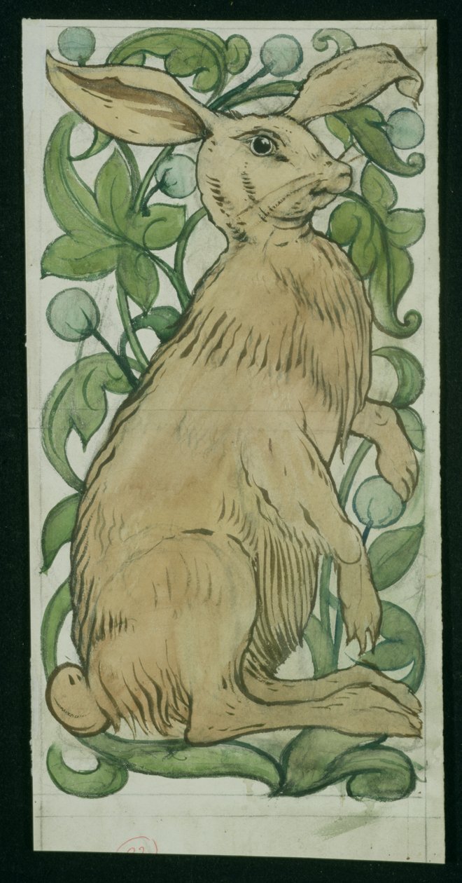 Zając autorstwa William de Morgan