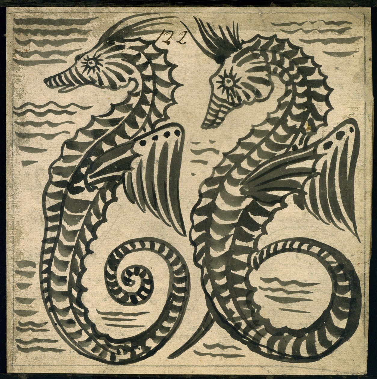 Sea-Horse autorstwa William de Morgan