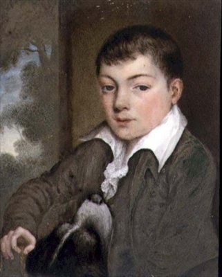 David FitzHerbert, c.1817 (łupek) autorstwa William the Elder Corden