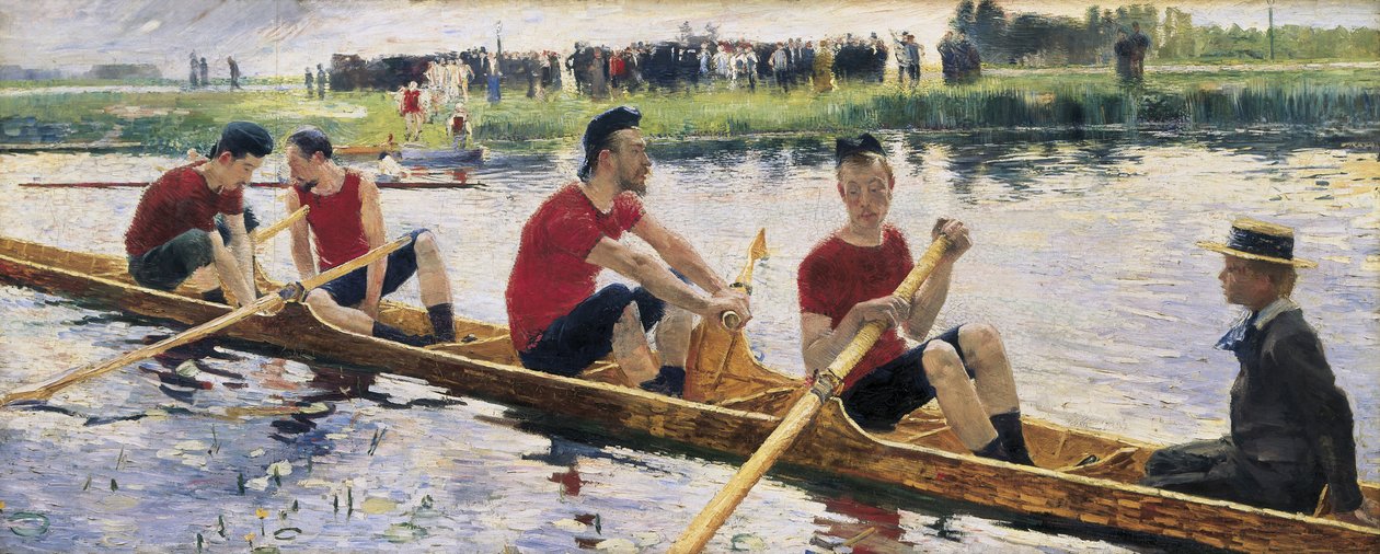 Wioślarze (olej na płótnie) autorstwa William van Strydonck