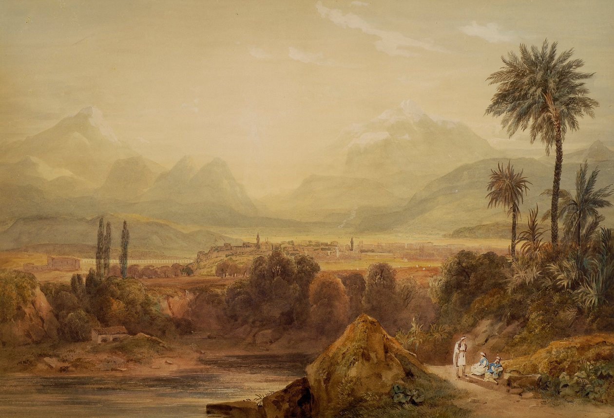Widok Teb autorstwa Hugh William Williams