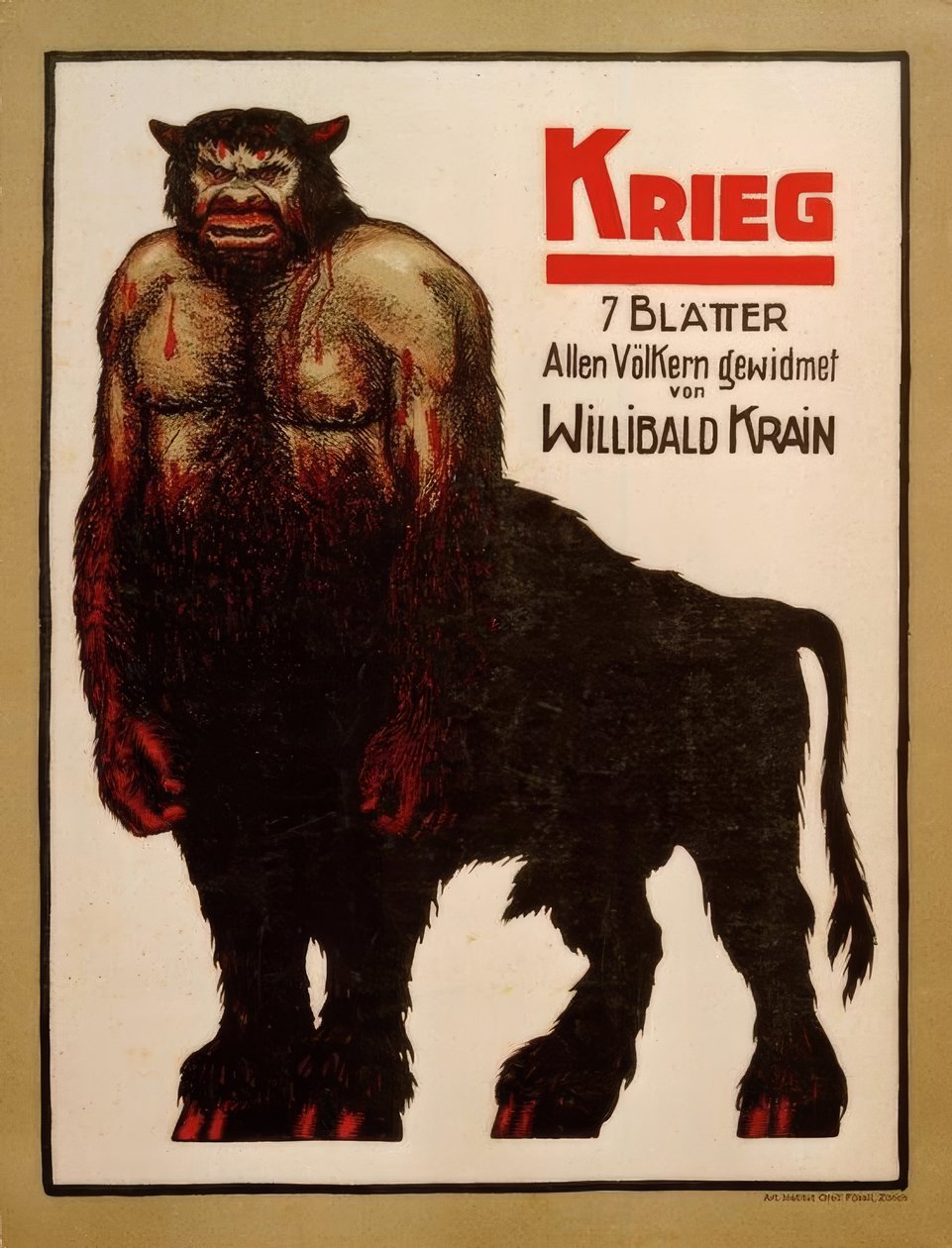 W.Krain, Wojna autorstwa Willibald Krain