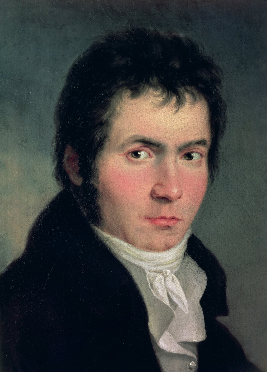 Ludwig van Beethoven (1770-1827), 1804 (detal z 13986) autorstwa Willibrord Joseph Mahler or Maehler