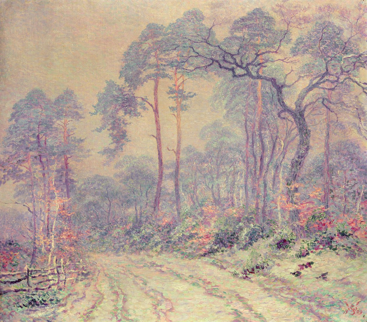 Ścieżka przez las autorstwa Willy Schlobach