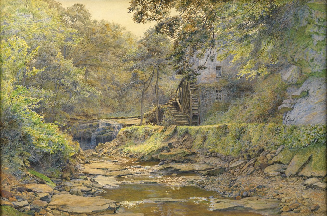 Młyn Yorkshire, 1886 autorstwa Wilmot Pilsbury