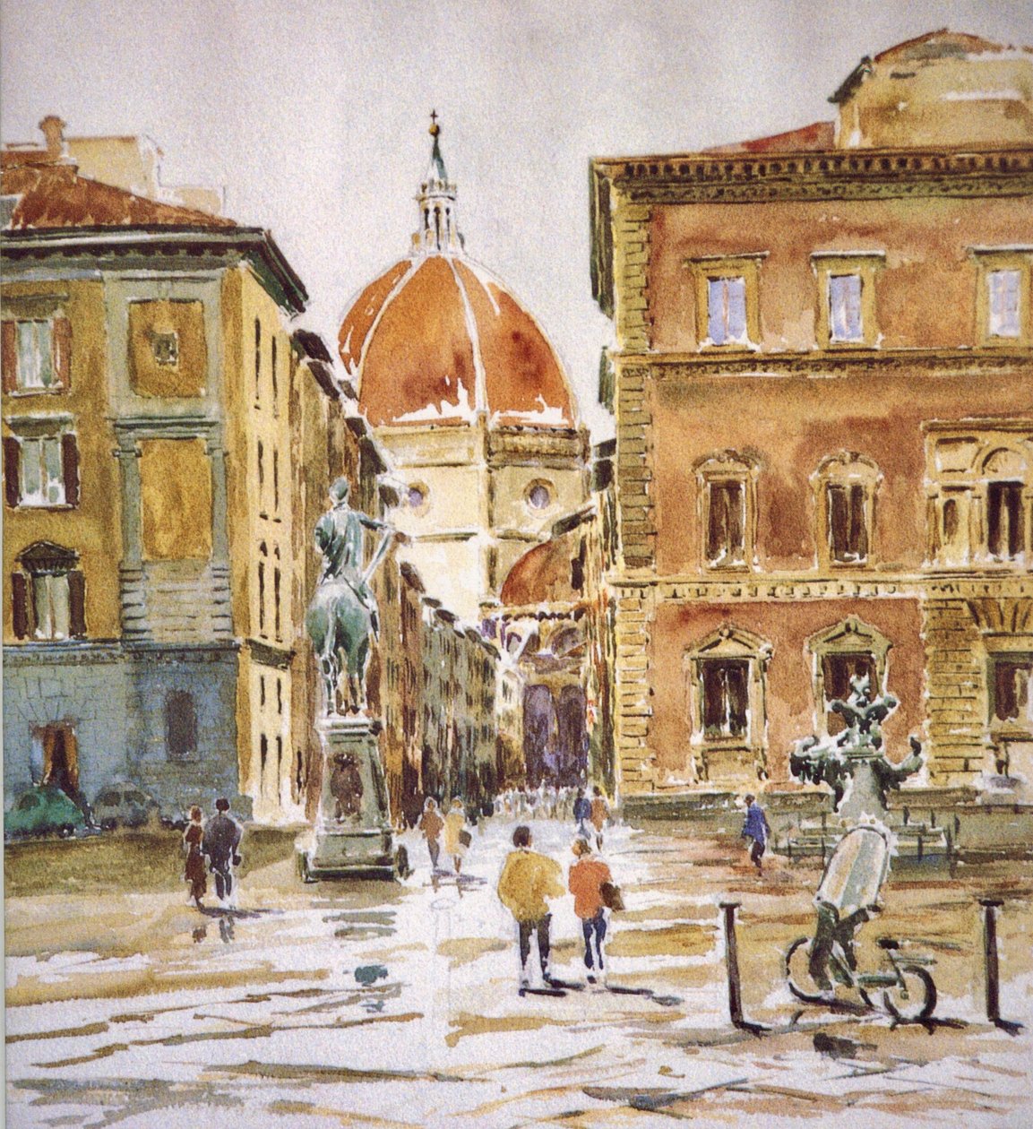 206 Piazza SS Annunziata, polana deszczowa autorstwa Wilson Clive
